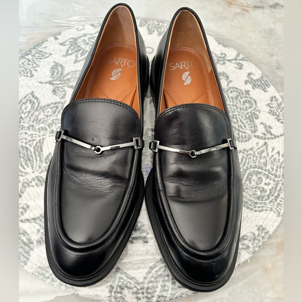 Franco Sarto Women's Slip On Dress Shoes Black Size 8.5M